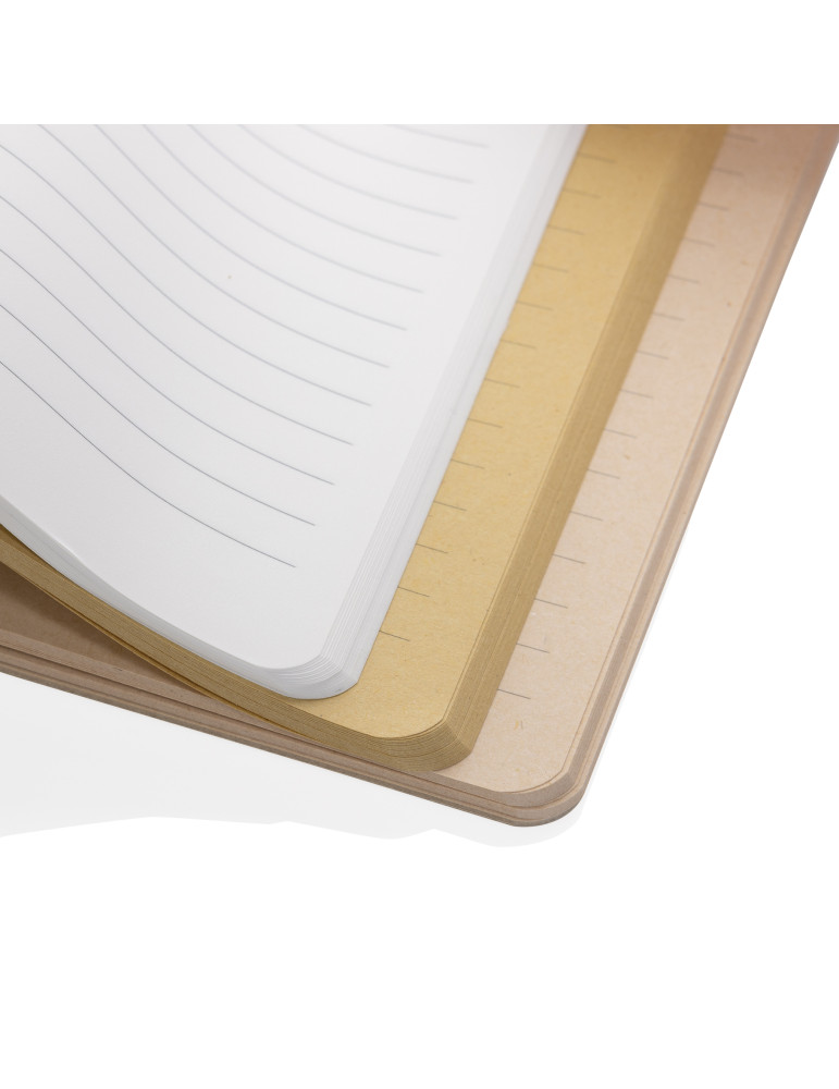 Carnet Elowen A5 à trois papiers personnalisable