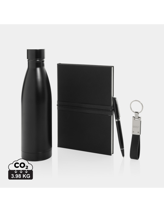 Coffret Swiss Peak bouteille 480 ml et carnet personnalisable