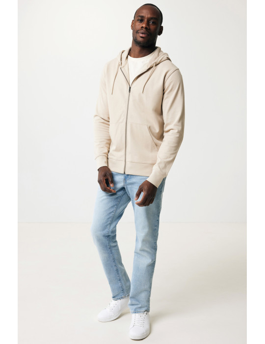 Sweat zippé à capuche IQONIQ Abisko coton 340 g/m² personnalisable