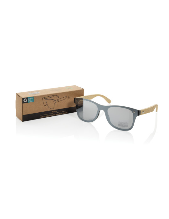 Lunettes Prism en plastique RCS et bambou personnalisables