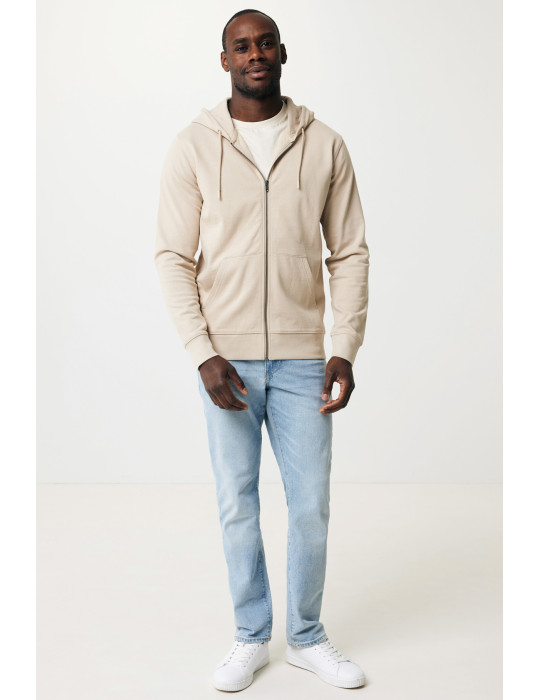 Sweat zippé à capuche IQONIQ Abisko coton 340 g/m² personnalisable