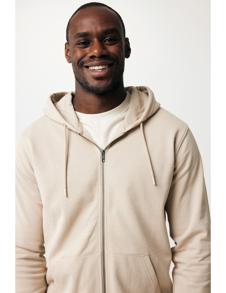 Sweat zippé à capuche IQONIQ Abisko coton 340 g/m² personnalisable