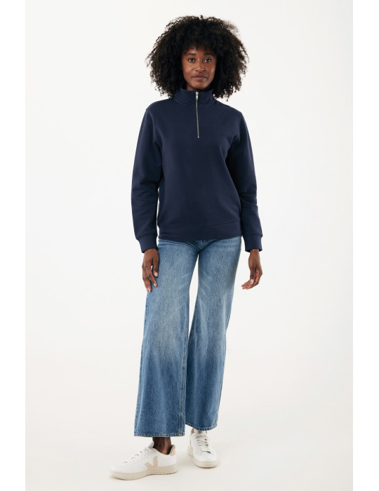 Sweat col montant quart zippé IQONIQ Elgon 300 g/m² personnalisable
