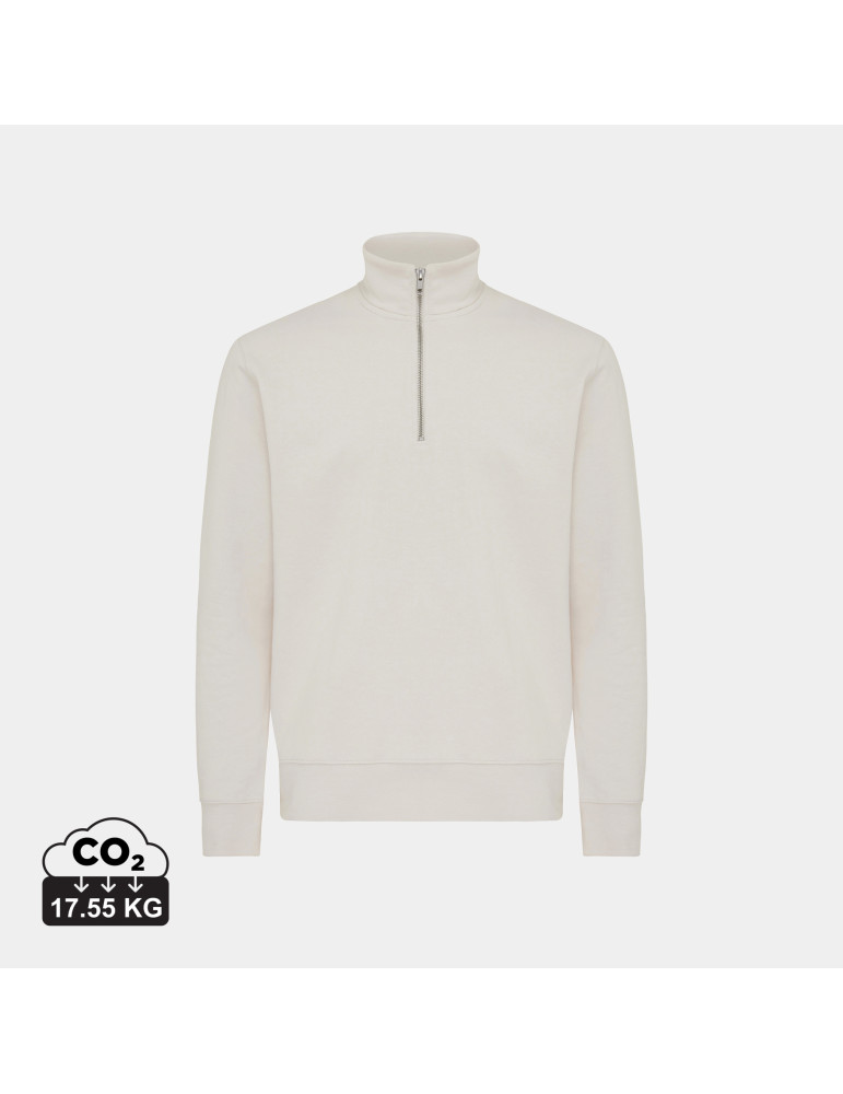 Sweat col montant quart zippé IQONIQ Elgon 300 g/m² personnalisable