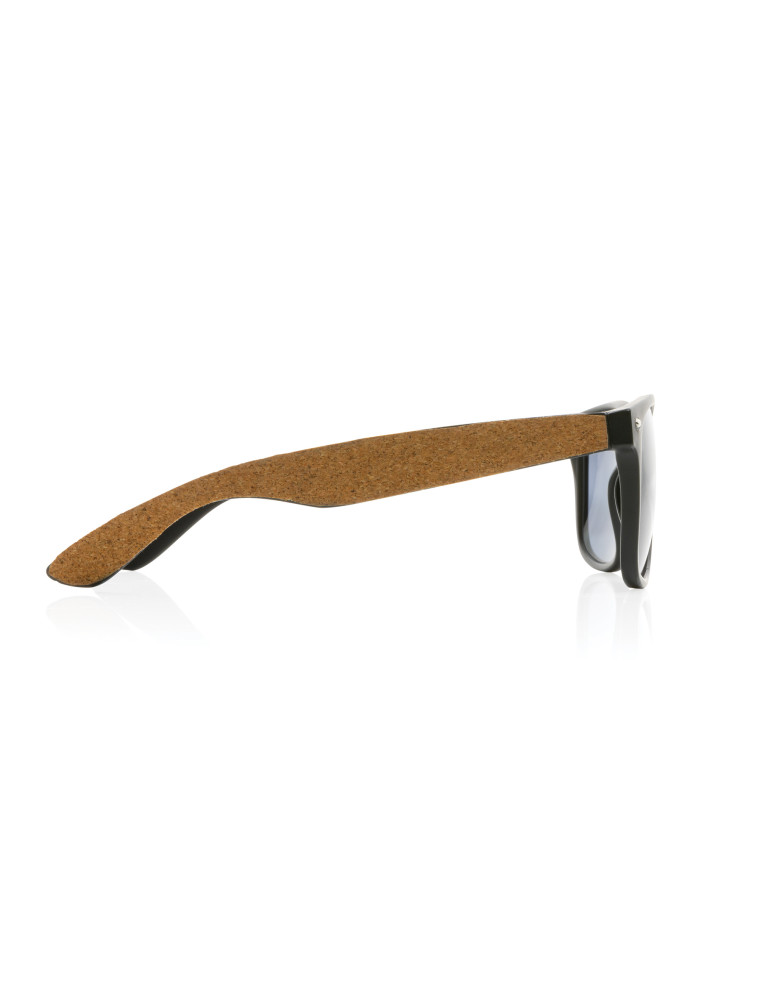 Lunettes soleil en PC recyclé GRS et liège personnalisables