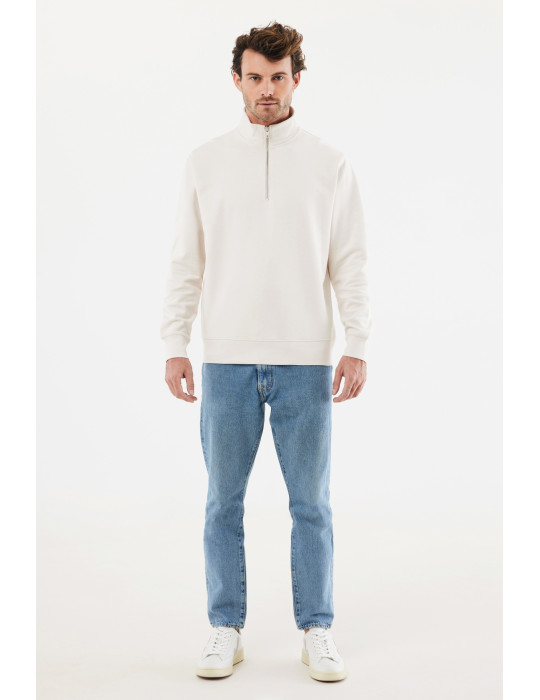 Sweat col montant quart zippé IQONIQ Elgon 300 g/m² personnalisable