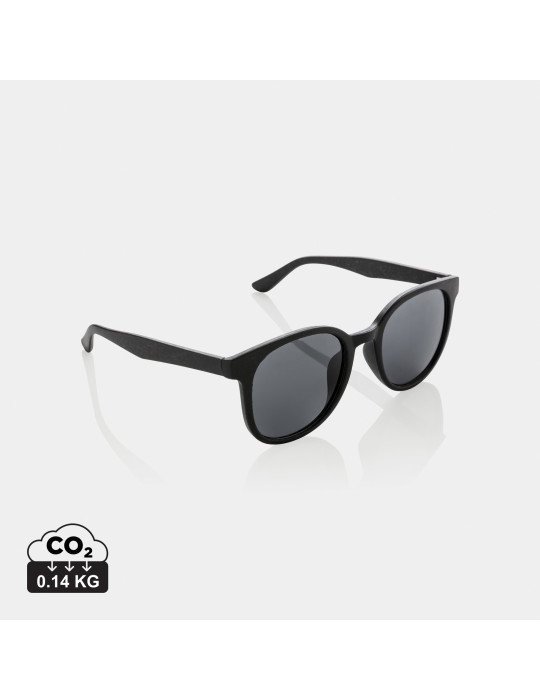 Lunettes soleil en fibre de paille et PP personnalisables