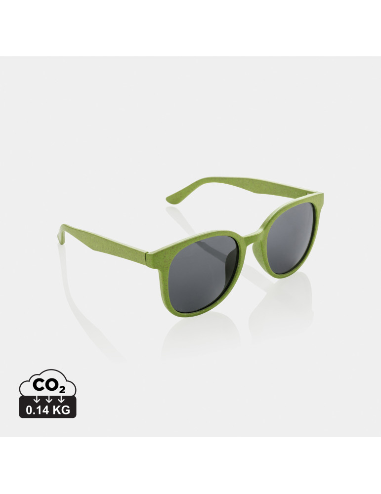 Lunettes soleil en fibre de paille et PP personnalisables