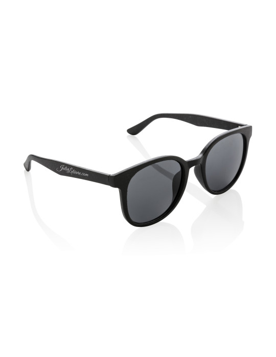 Lunettes soleil en fibre de paille et PP personnalisables