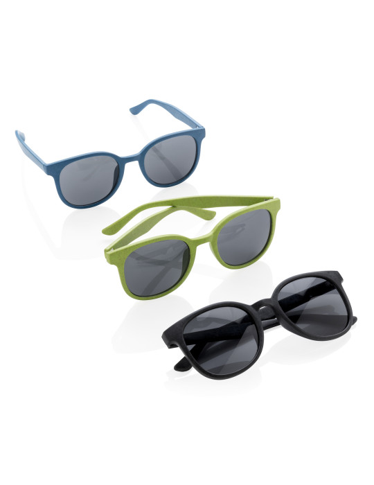 Lunettes soleil en fibre de paille et PP personnalisables
