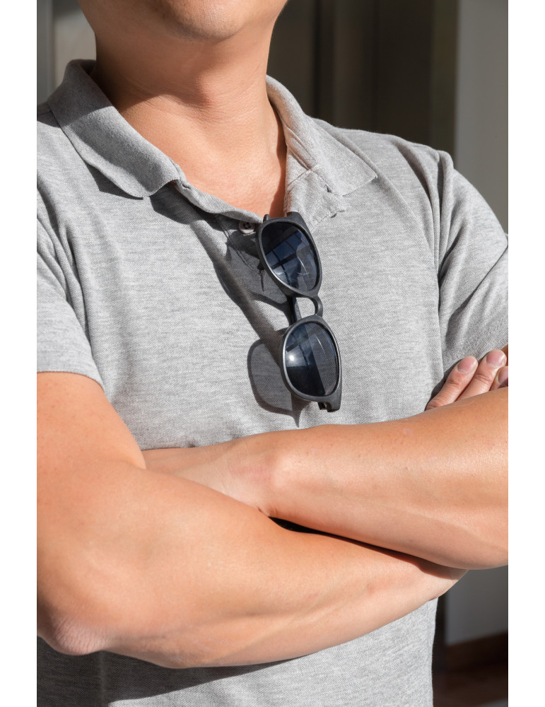 Lunettes soleil en fibre de paille et PP personnalisables