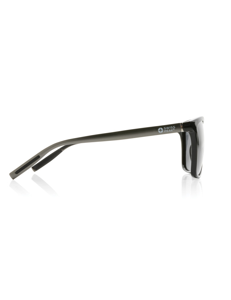 Lunettes polarisées Swiss Peak en plastique RCS personnalisables