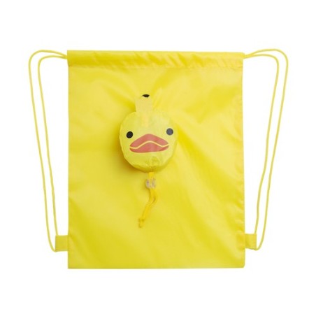 Sac à Dos Pliable Personnalisé Éco-responsable pour Enfants Kissa Matières : polyester Couleurs : blanc objet promo petit budget