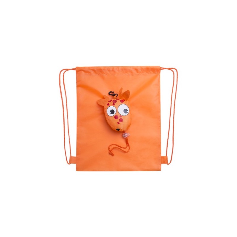Sac à Dos Pliable Personnalisé Éco-responsable pour Enfants Kissa Matières : polyester Couleurs : blanc marquage laser ultra pré
