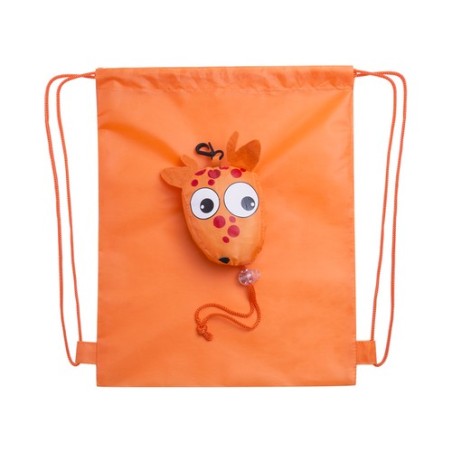 Sac à Dos Pliable Personnalisé Éco-responsable pour Enfants Kissa Matières : polyester Couleurs : blanc marquage laser ultra pré