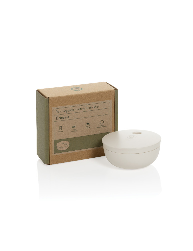 Humidificateur flottant Breevia rechargeable personnalisable