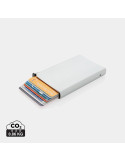 Porte-cartes aluminium à glissière RFID personnalisable
