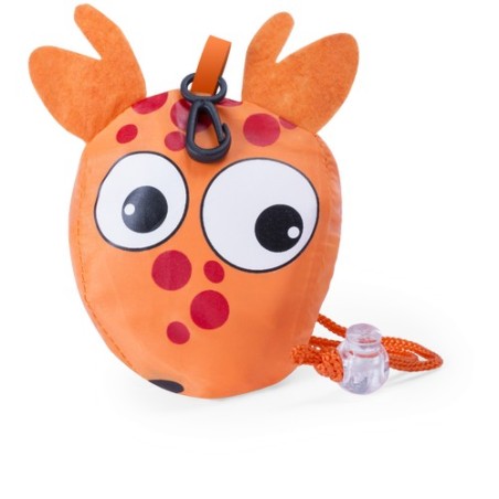 Sac à Dos Pliable Personnalisé Éco-responsable pour Enfants Kissa Matières : polyester Couleurs : blanc personnalisable avec vot