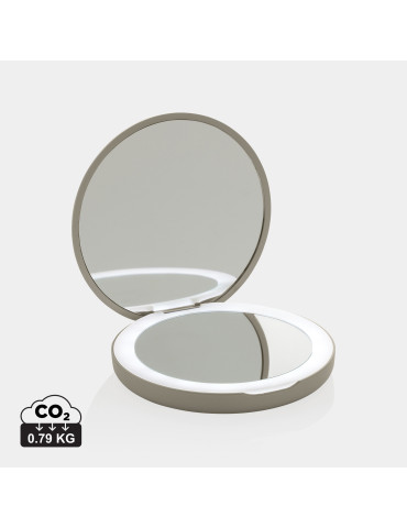Miroir de poche Lumora LED RCS personnalisable