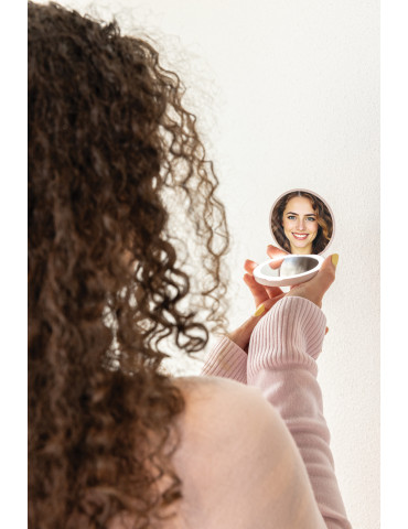 Miroir de poche Lumora LED RCS personnalisable 2