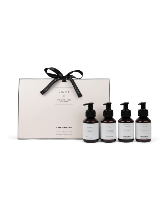 Coffret corps et mains VINGA x TGL quatre soins 100 ml publicitaire