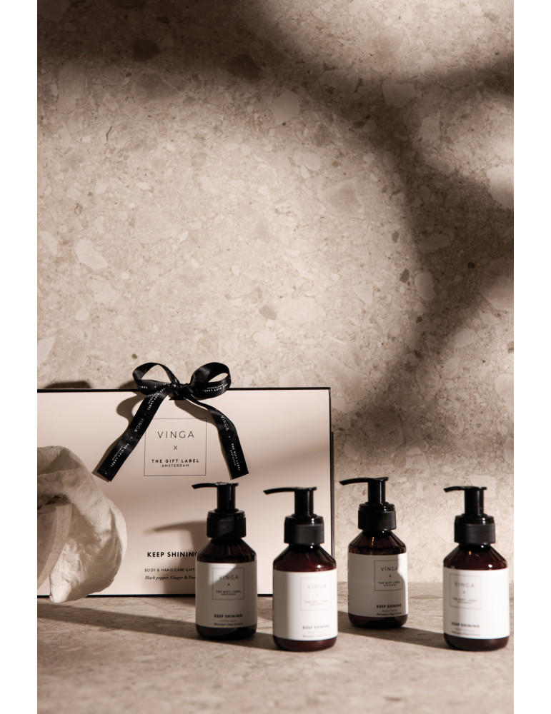 Coffret corps et mains VINGA x TGL quatre soins 100 ml publicitaire