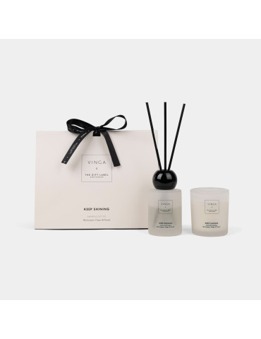 Coffret d’ambiance VINGA x TGL bougie et diffuseur publicitaire