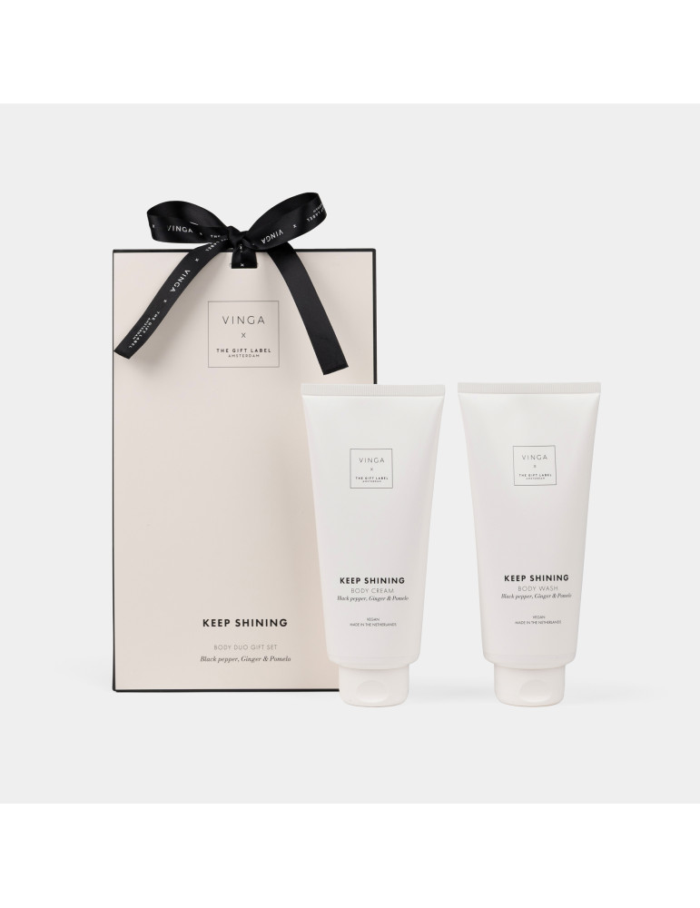 Coffret duo corps VINGA x TGL deux tubes 200 ml publicitaire