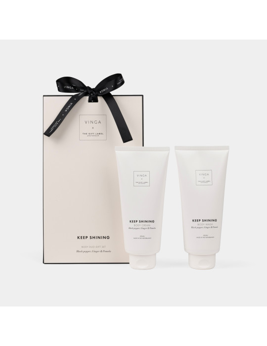 Coffret duo corps VINGA x TGL deux tubes 200 ml publicitaire