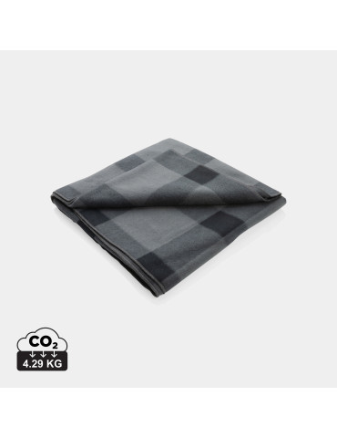Plaid polaire à carreaux 127 × 152 cm personnalisable
