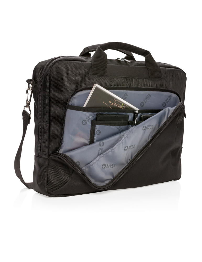 Sac Swiss Peak ordinateur 15 pouces rembourré personnalisable