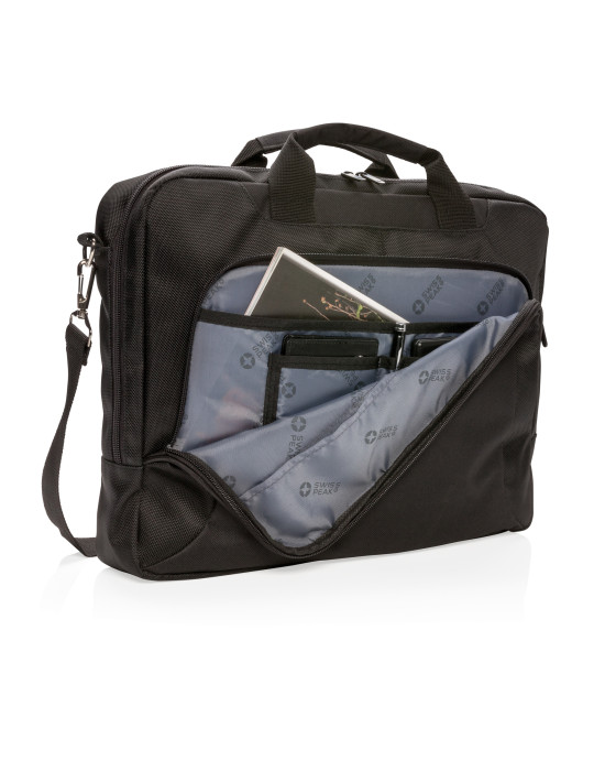 Sac Swiss Peak ordinateur 15 pouces rembourré personnalisable