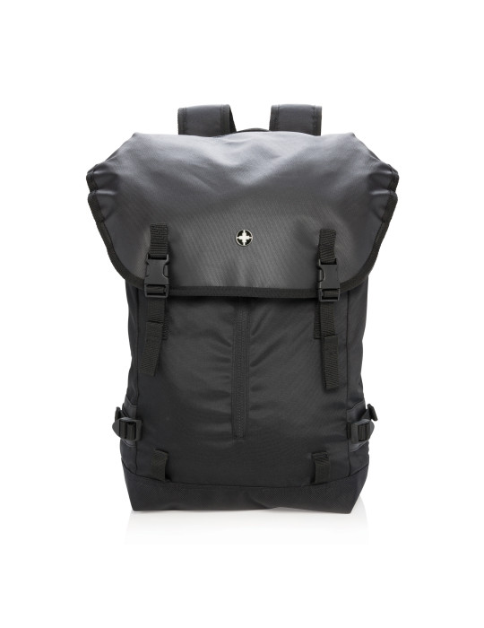 Sac à dos Swiss Peak 17 pouces à rabat personnalisable
