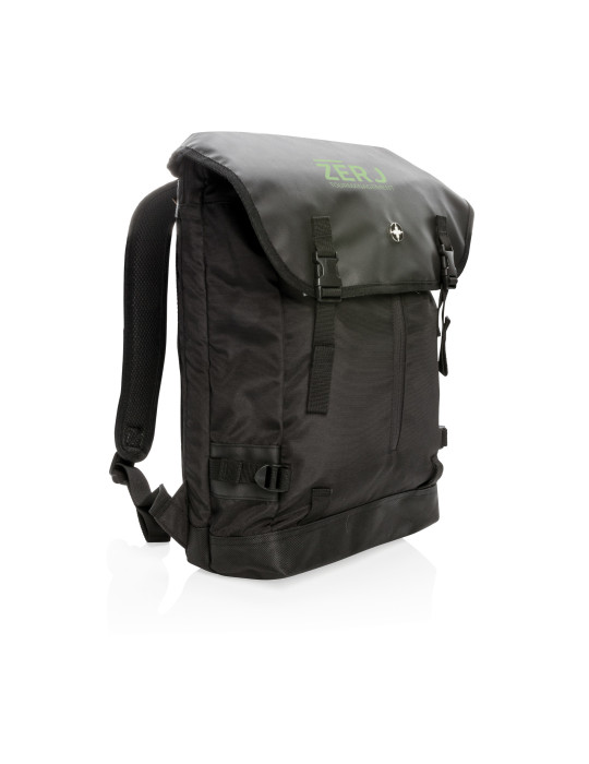Sac à dos Swiss Peak 17 pouces à rabat personnalisable