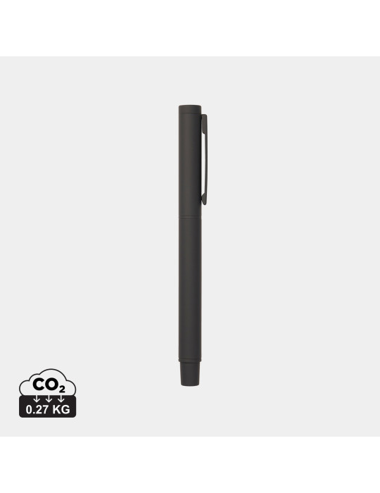 Stylo Vinga Baltimore en acier recyclé RCS encre bleue personnalisable