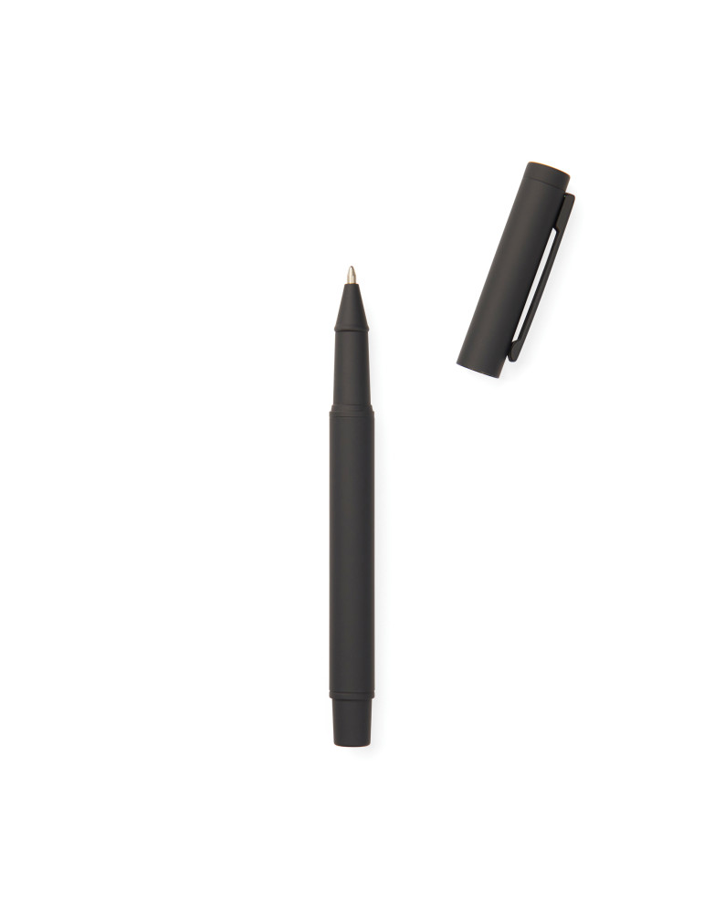 Stylo Vinga Baltimore en acier recyclé RCS encre bleue personnalisable