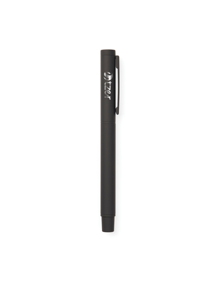 Stylo Vinga Baltimore en acier recyclé RCS encre bleue personnalisable