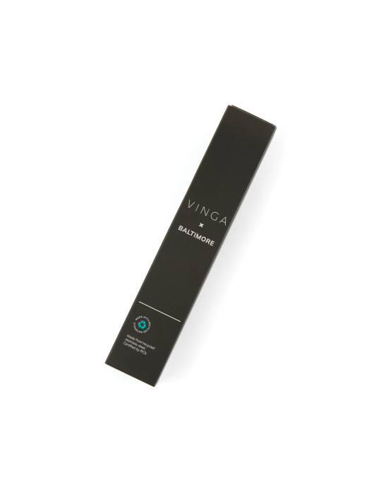 Stylo Vinga Baltimore en acier recyclé RCS encre bleue personnalisable