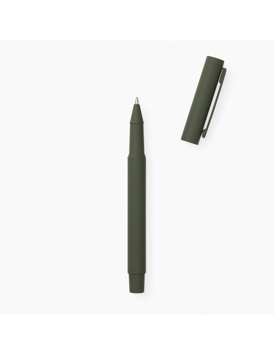 Stylo Vinga Baltimore en acier recyclé RCS encre bleue personnalisable