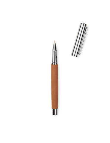 Stylo bille Vinga Bosler acier recyclé RCS encre bleue personnalisable 2