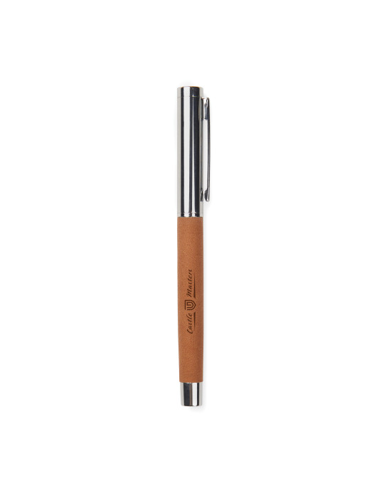 Stylo bille Vinga Bosler acier recyclé RCS encre bleue personnalisable