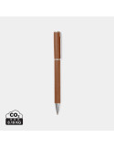 Stylo rotatif Vinga Timo aluminium recyclé RCS personnalisable