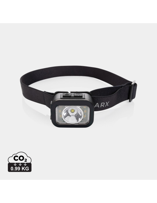 Lampe frontale GearX 250 lm en ABS RCS personnalisable