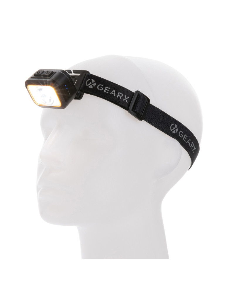Lampe frontale GearX 250 lm en ABS RCS personnalisable