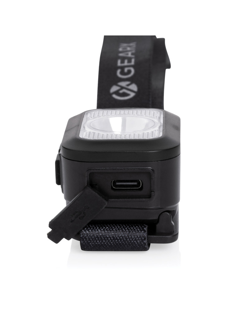Lampe frontale GearX 250 lm en ABS RCS personnalisable