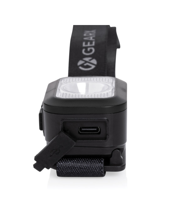 Lampe frontale GearX 250 lm en ABS RCS personnalisable
