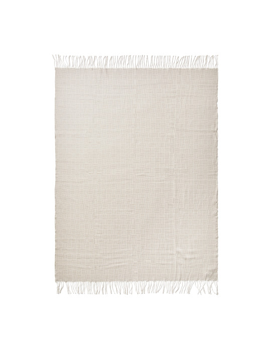 Plaid jacquard Vinga Lenox à motif géométrique personnalisable