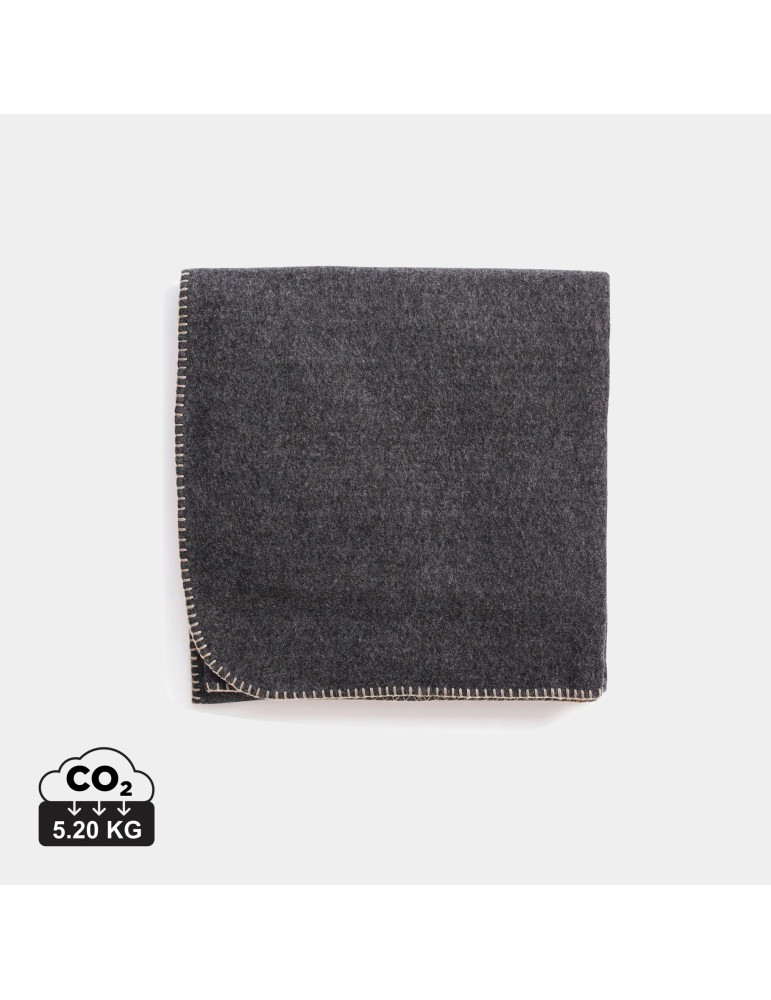 Plaid convertible en poncho Vinga Bilton recyclé personnalisable