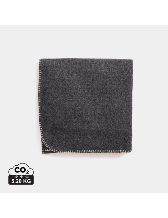Plaid convertible en poncho Vinga Bilton recyclé personnalisable