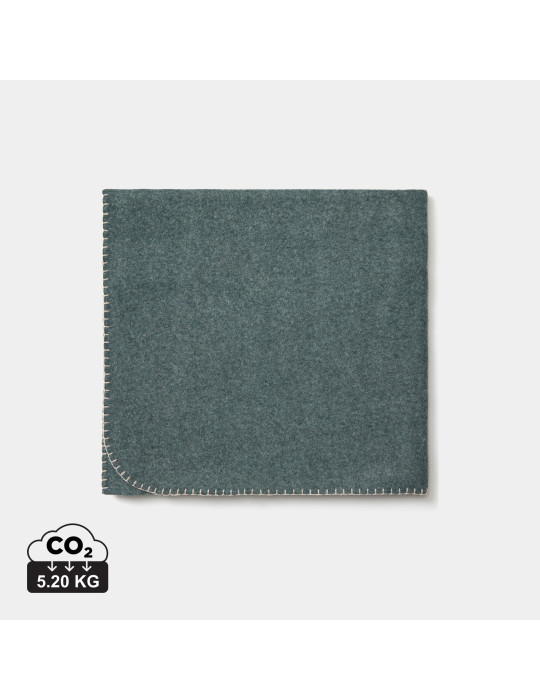 Plaid convertible en poncho Vinga Bilton recyclé personnalisable